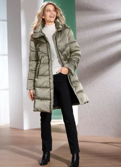 Kurzmantel mit Reißverschlusstaschen