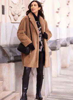 Kurzmantel mit Schubtaschen