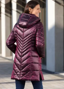 Kurzmantel mit Seitenschlitzen