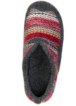 Laurina, bequeme Damen-Hausschuhe, Weite G, mit herausnehmbarem Fußbett