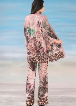 Laurina Blusenjacke mit farbbrillantem Druckdessin