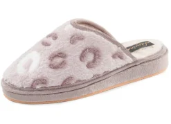 Laurina, gefütterte Damen-Hausschuhe, mit Schurwolle