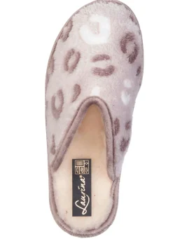 Laurina, gefütterte Damen-Hausschuhe, mit Schurwolle