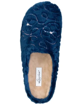 Laurina, gefütterte Damen-Hausschuhe, mit anatomisch geformtem Fußbett
