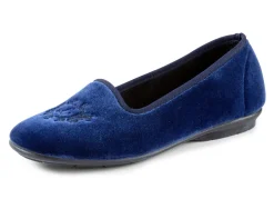 Laurina Haus-Ballerina mit stilvoller Stickerei