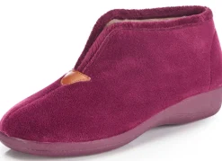 Laurina Hausschuh aus samtigen Textilmaterial