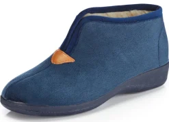 Laurina Hausschuh aus samtigen Textilmaterial