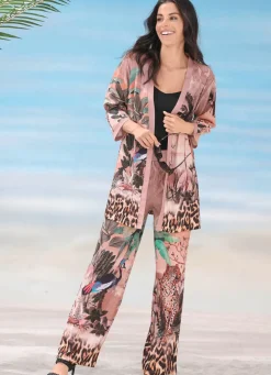 Laurina Hose mit farbbrillantem Druckdessin