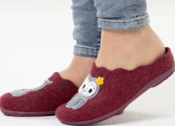 Laurina, klassiche Damen-Hausschuhe, mit herausnehmbarem Fußbett