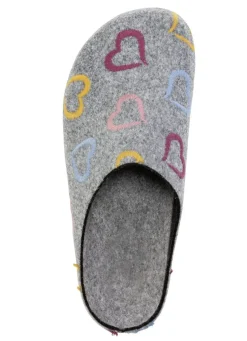 Laurina, klassiche Damen-Hausschuhe, Weite H, mit anatomisch geformtem Fußbett