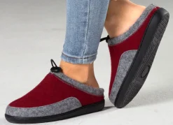 Laurina, klassische Damen-Hausschuhe, Weite H, mit herausnehmbarem Fußbett