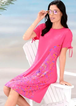 Laurina Kleid mit schimmerndem Druck