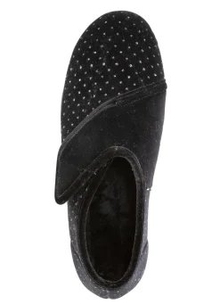 Laurina Klettschuh mit zart funkelnder Glitzer-Prägung