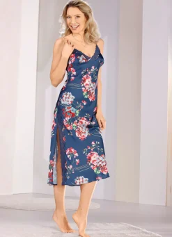 Laurina Nachthemd mit verstellbaren Spaghettiträgern