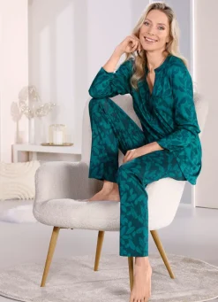 Laurina Schlafanzug mit langen Ärmeln und langer Hose