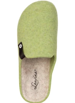 Laurina, trendige Damen-Hausschuhe, Weite G, mit anatomisch geformtem Fußbett