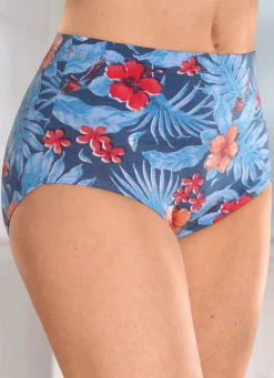 Laurina Viererpack Slips mit Floraldessin