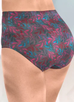 Laurina Viererpack Slips mt buntem Druckdessin
