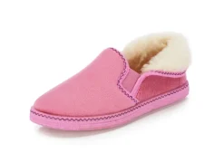Laurina, warme Damen-Hausschuhe, mit Gummizug