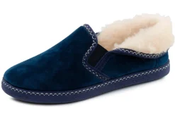 Laurina, warme Damen-Hausschuhe, mit Gummizug