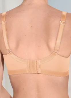 Laurina Zweierpack BH mit farbharmonischer Elastikspitze