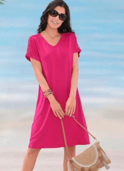 Laurina Zweierpack Kleider mit Stickereispitze