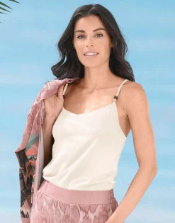 Laurina Zweierpack Tops mit Spaghettiträgern