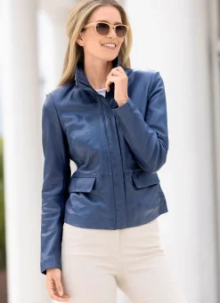 Lederkurzjacke von „Cabrini“