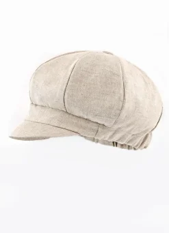 Leichte Damen-Ballonmütze mit Elastikeinsatz