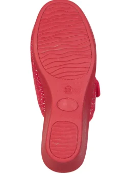 Leichte, Damen-Pantoletten, mit Klettverschluss