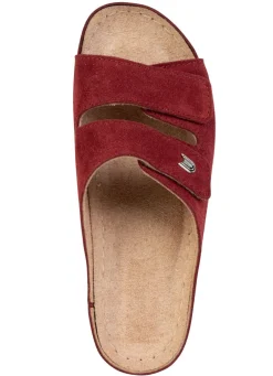 Leichte Damen-Pantoletten, Weite G, mit Klettverschluss