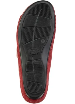 Leichte Damen-Pantoletten, Weite G, mit Klettverschluss