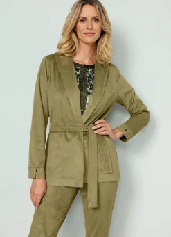 Longblazer mit Schalkragen