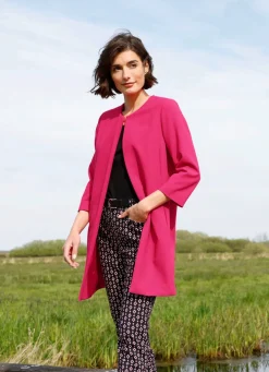 Longblazer mit Taschen