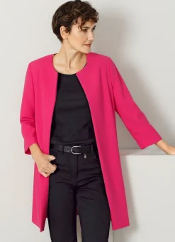 Longblazer mit Taschen