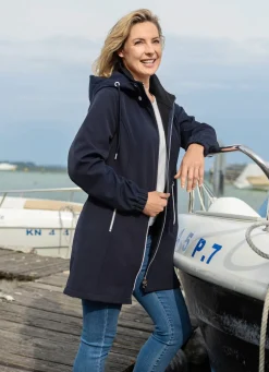 Longjacke aus Softshell