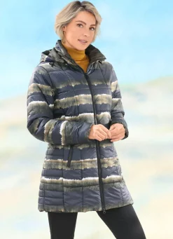 Longjacke mit Fantasiedessin