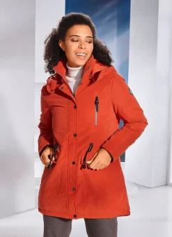 Longjacke mit 2-Wege-Reißverschluss