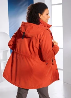 Longjacke mit 2-Wege-Reißverschluss