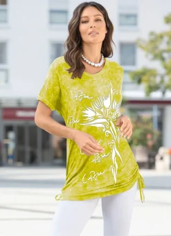 Longshirt in Batik-Optik in 2 Farben