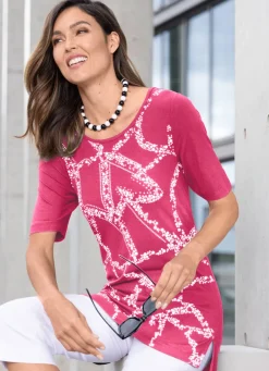 Longshirt mit Strasszier