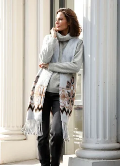 Longweste mit Fransen