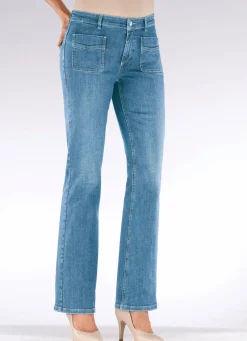 Magic-Jeans mit ausgestellter Beinweite