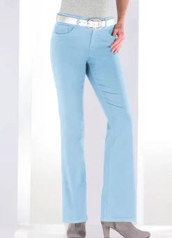 Magic-Jeans mit modisch weiterem Beinverlauf