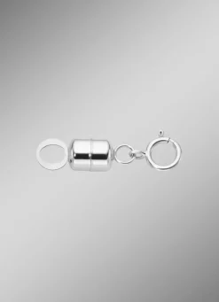 Magnetschließe aus Weißgold