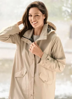 Mantel in leichter A-Linie