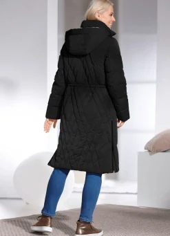 Mantel mit abnehmbarer Kapuze