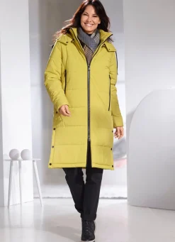 Mantel mit abnehmbarer Kapuze