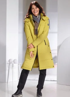 Mantel mit abnehmbarer Kapuze