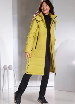 Mantel mit abnehmbarer Kapuze